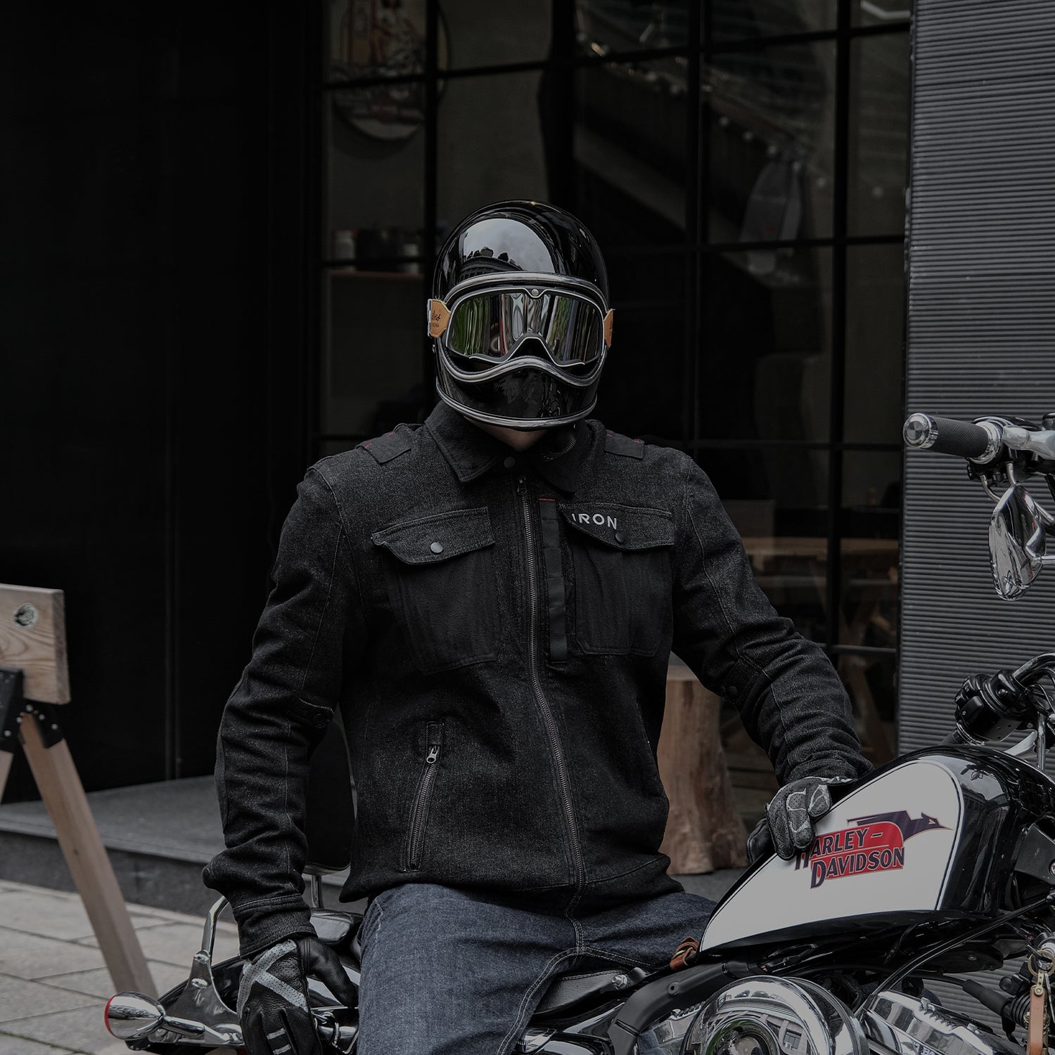 Leisure Protective Motorcycle Denim Jacket for men