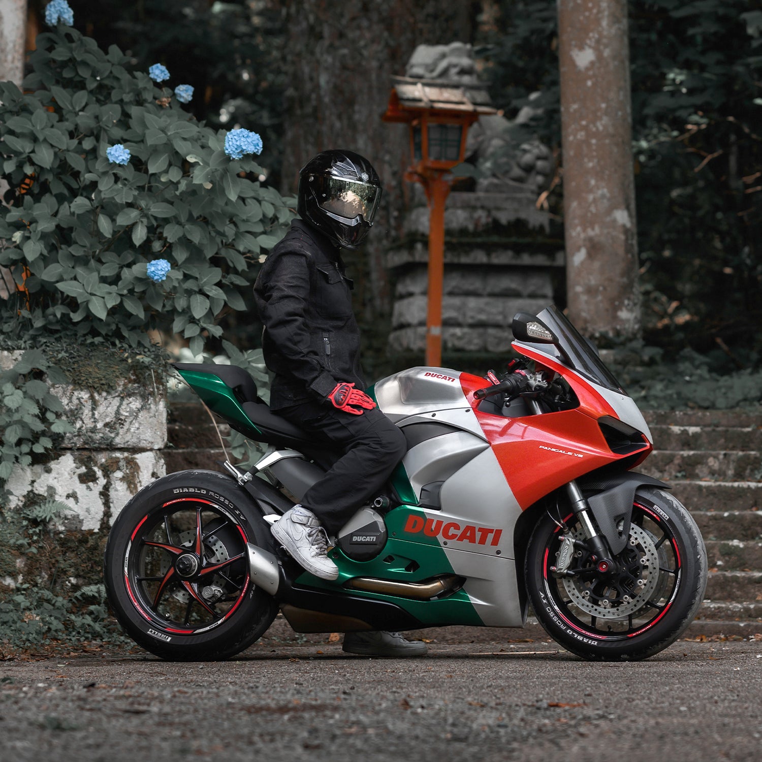 riding protective denim jacket