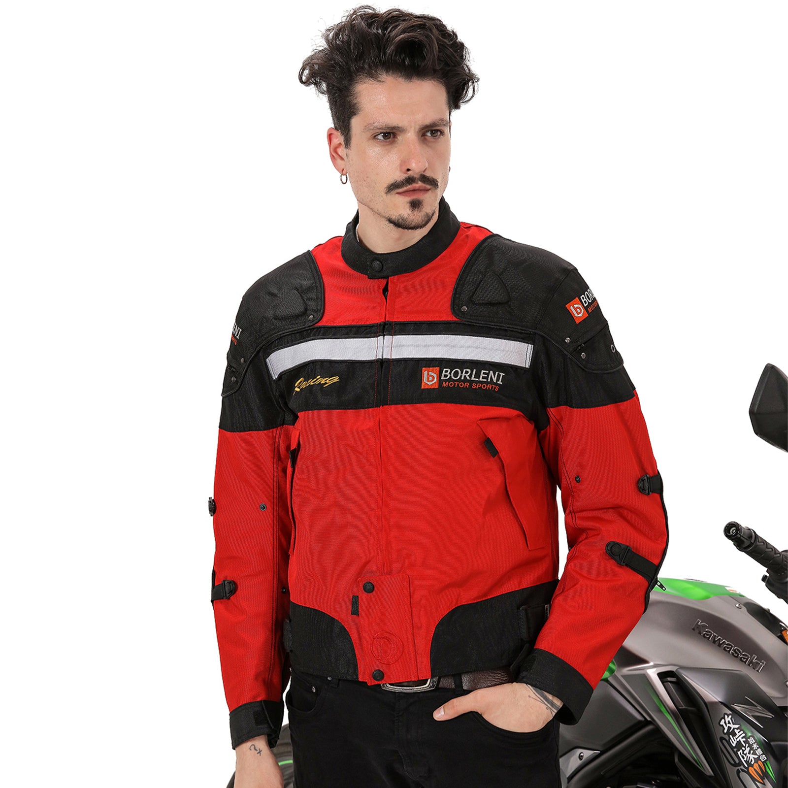 Armor Windproof Motorcycle Jacket | D-020