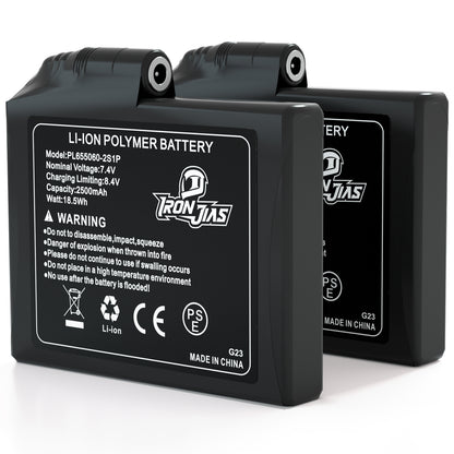IRONJIAS 7.4v 2500mAh Heated Glove Battery | B001