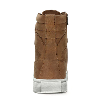 Retro Leather Motorcycle Boots | XZ006