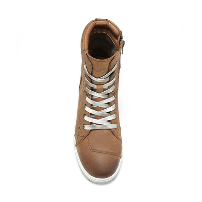 Retro Leather Motorcycle Boots | XZ006