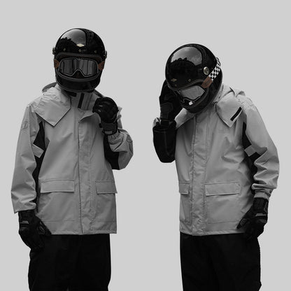 IRONJIAS Grey Waterproof Dry Rain Suit | JK005