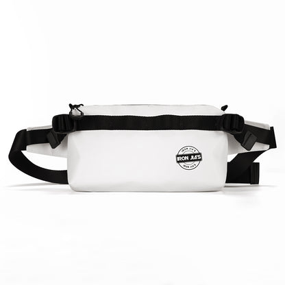 IRONJIAS White Waterproof Motorcycle Sling Bag