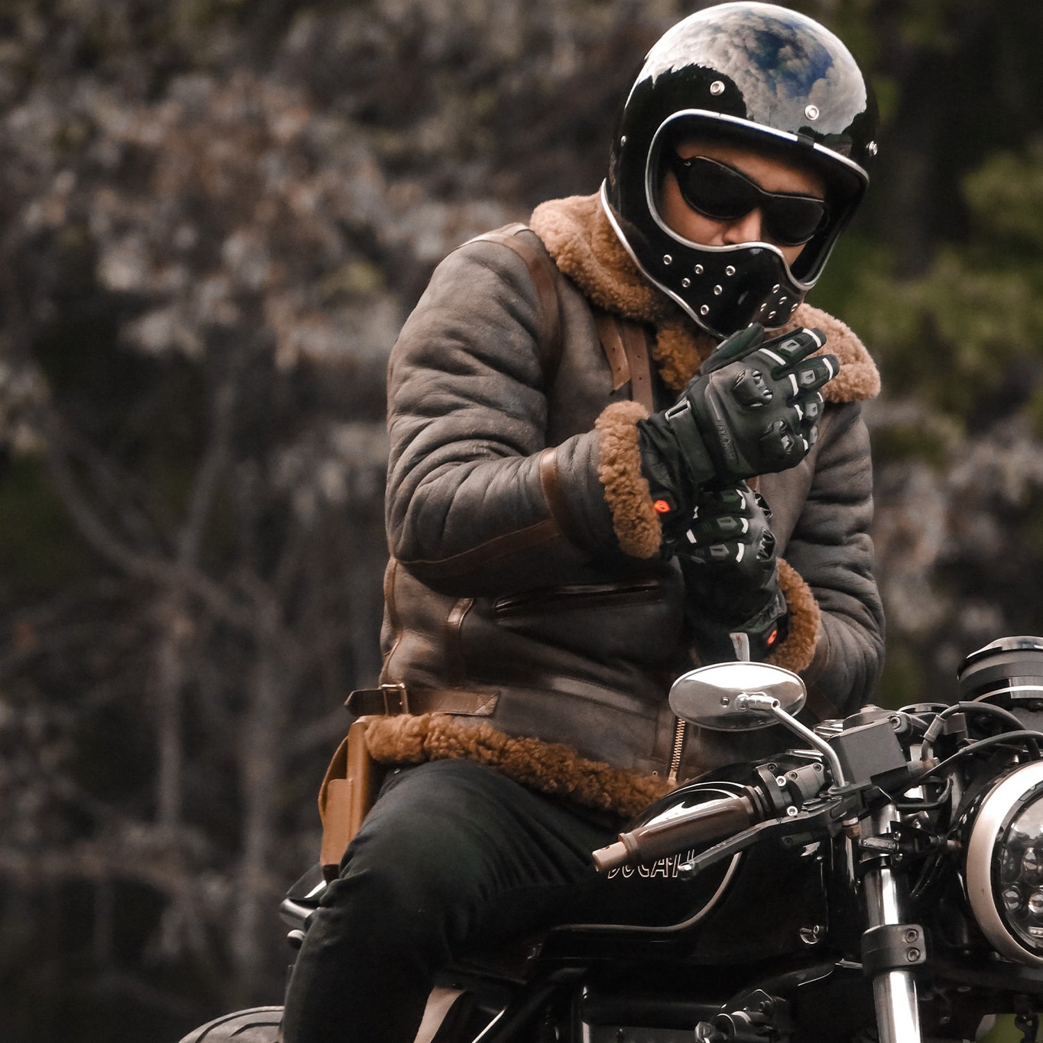 heated motorcycle gear Gauntlet Heated Motorcycle Gloves
