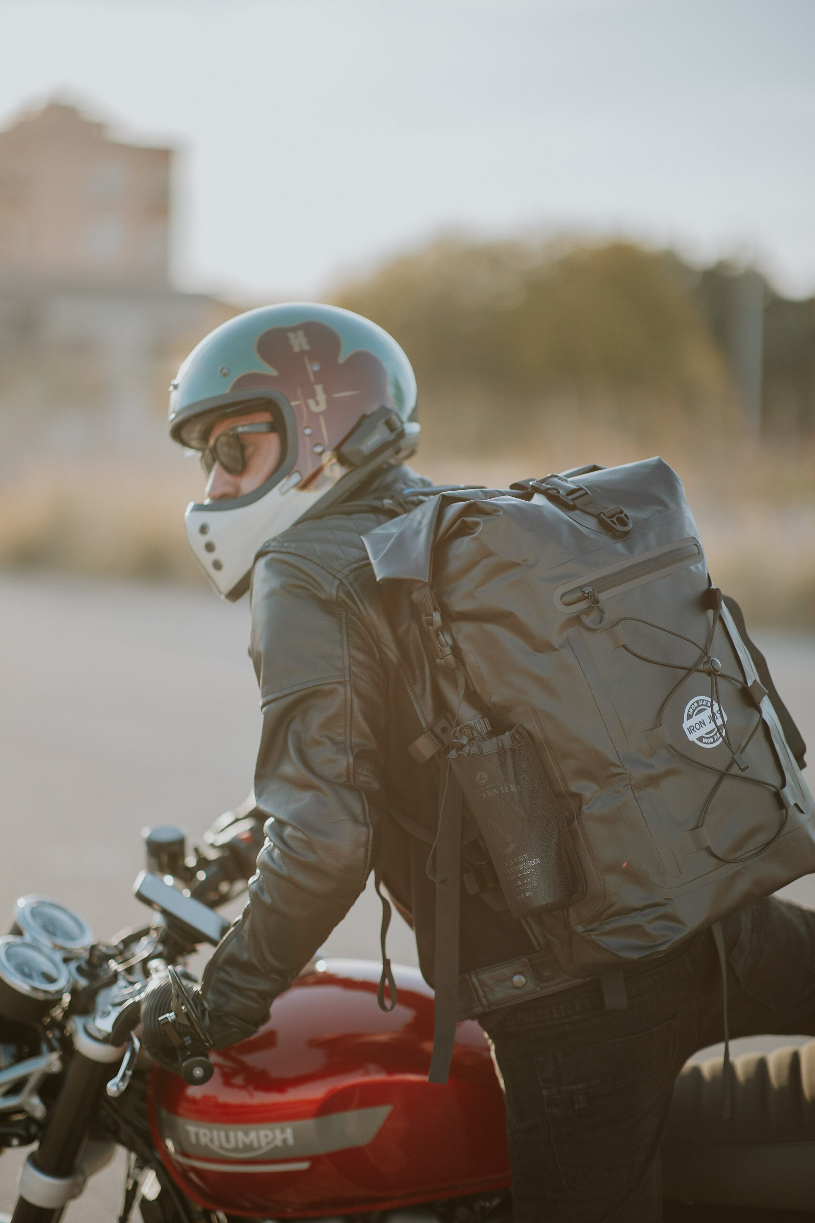 IRONJIAS Waterproof High Capacity Motorcycle Backpack BAG001