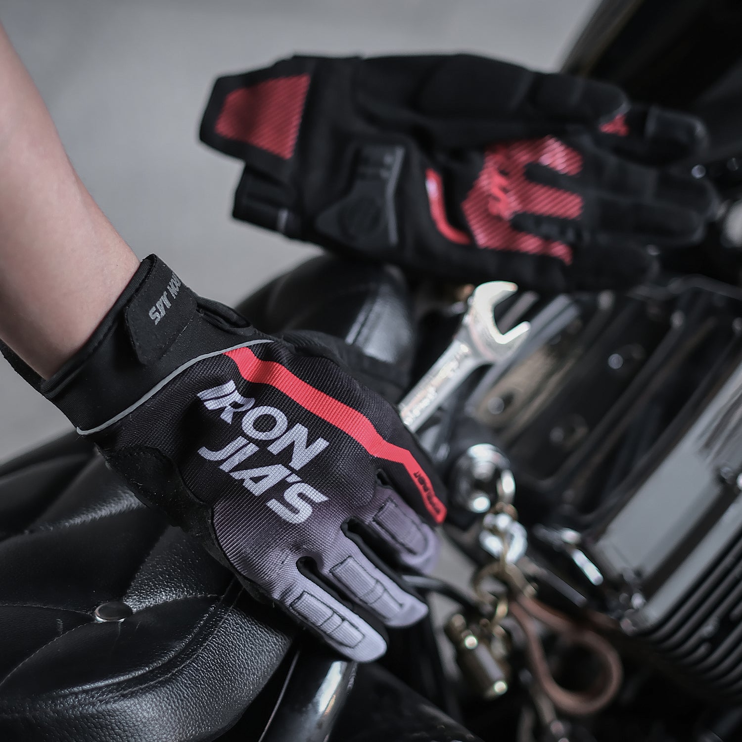 Finger Mesh Motorcycle Gloves | JIA08