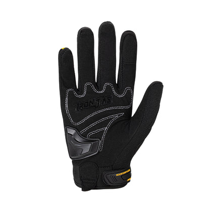 IRON JIAS Motorrad-Handschuhe, volle Finger, atmungsaktiv, Touchscreen-Handschuhe für den Sommer