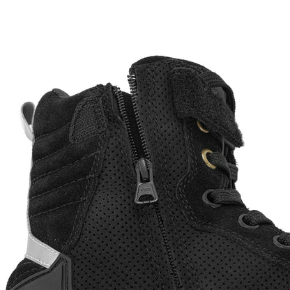 IRONJIAS Black Breathable Protective Motorcycle Boots | XZ002