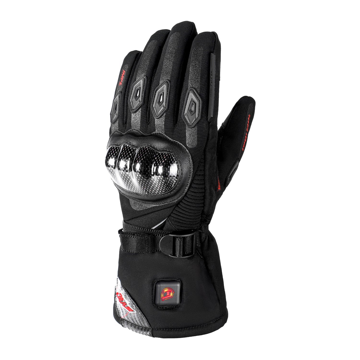 heated motorcycle riding gear Waterproof Carbon Fiber Heated Motorcycle Gloves