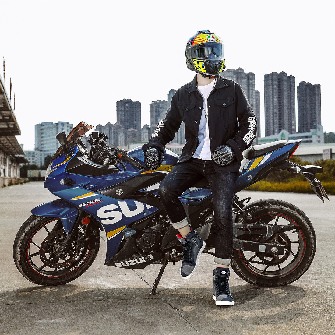 Breathable Protective Motorcycle Boots | XZ002
