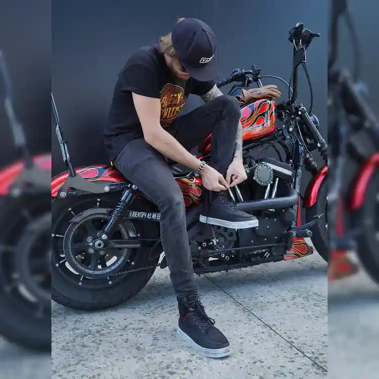 IRONJIAS Waterproof Black Motorcycle Boots | XZ007