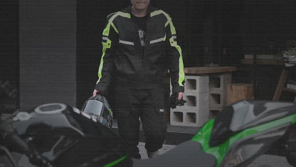 IRONJIAS Black Windproof Waterproof Motorcycle Jacket | D-020