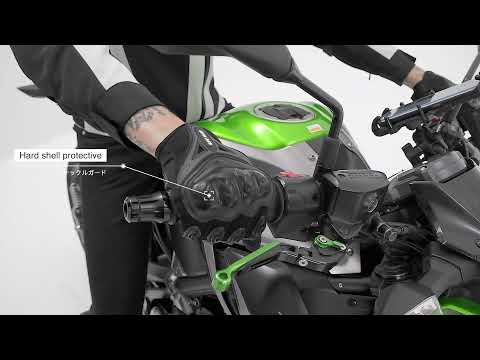 IRON JIAS Moto Guanti Paio di guanti con dita, completi, di protezione, per moto, bicicletta, sport, da donna/uomo, funzionano con schermo tattile
