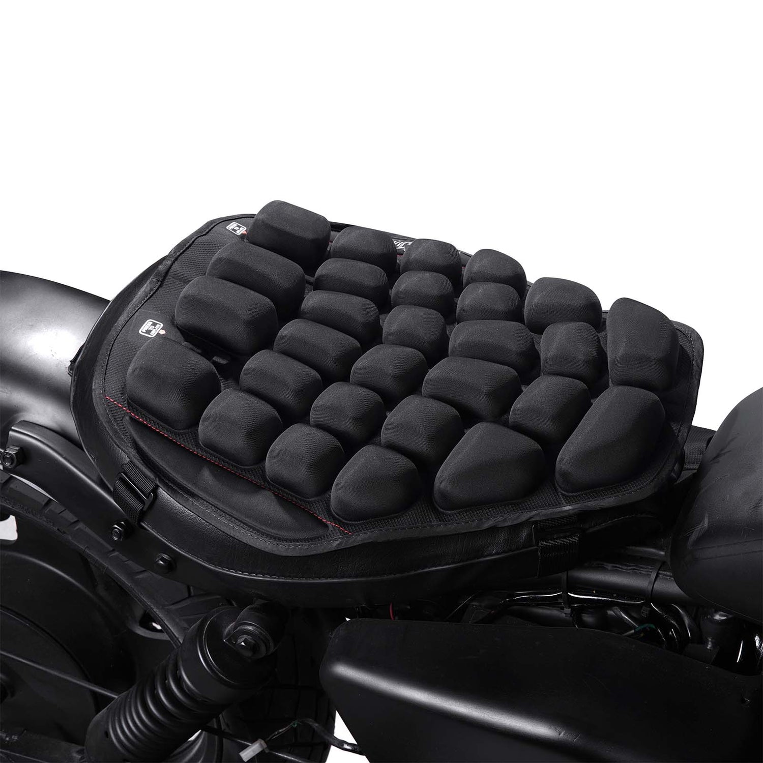 Jytue Motorcycle Seat Cushion Cover Motorbike Cool Seat Cushion Pad Adjustable 3D Breathable Mesh Motorbike Seat Pad Anti-Slip Quick-drying Protective