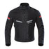 IRONJIAS Black Windproof Waterproof Motorcycle Jacket | D-020